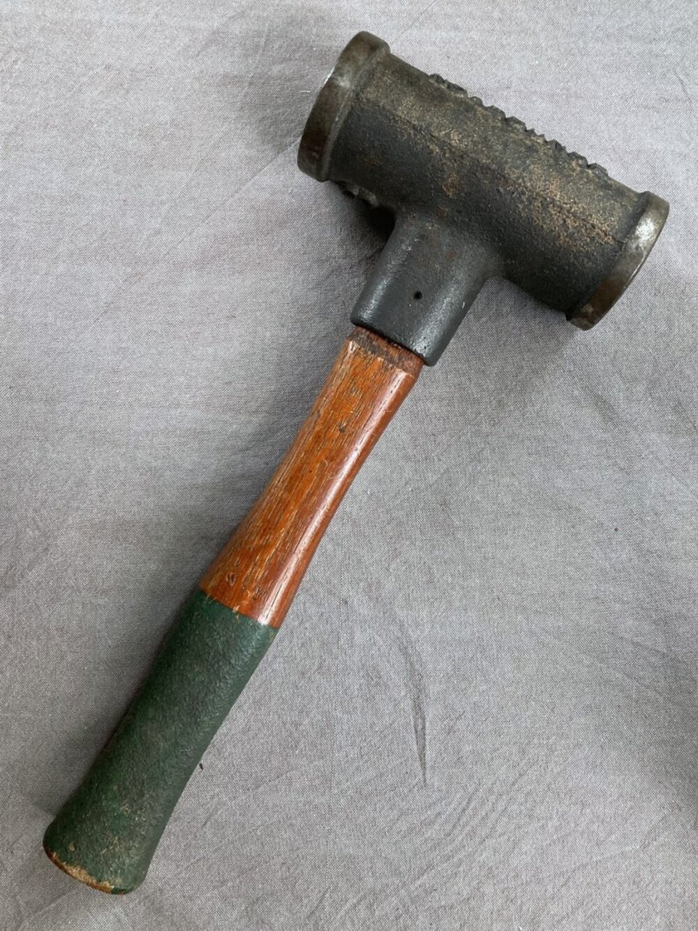 Vintage 3 Pound Tahlen "No Bounce" Dead Blow Hammer, Shot-Filled Mallet Tool